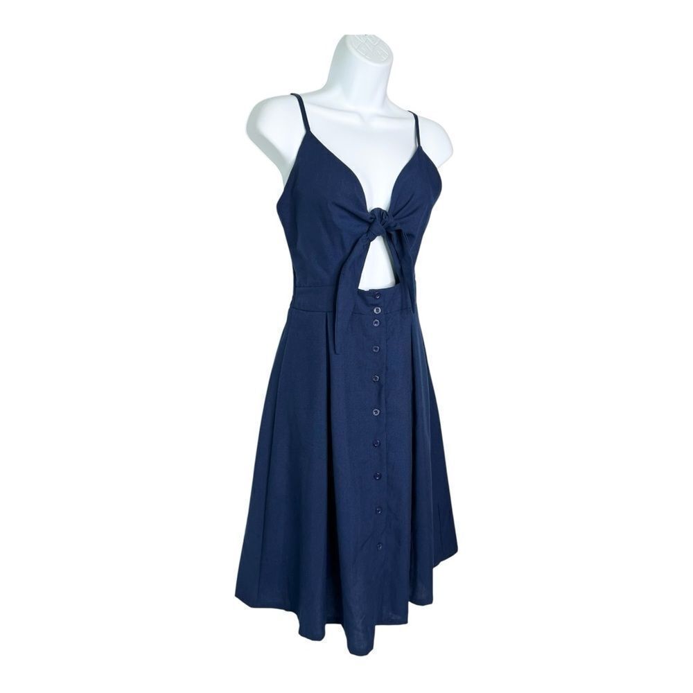 Ecowish Womens S Spaghetti Strap A-line Swing Dress - Picture 6 of 13